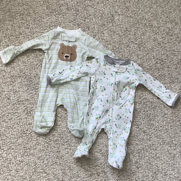Carter's One Pieces Nwot Two Carters One Piece Zipper Footed